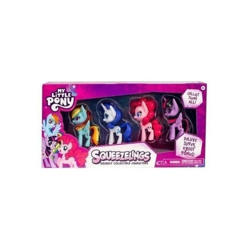 My Little‎ Pony Squeezelings 4-Pack Kids Multicolor NEW Squishy Figures 10669